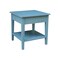 International Concepts Rectangle Spencer End Table, 24 W, 24 in L, 25 in H, Wood, Antique Rubbed Ocean Blue OT32-8E - alternate 7